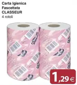 Docks Cash&Carry Carta Igienica Fascettata Classeur offerta
