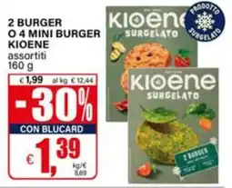 Il Gigante Burger assortiti Kioene offerta