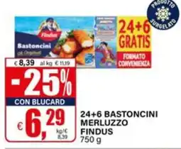 Il Gigante Bastoncini merluzzo Findus offerta