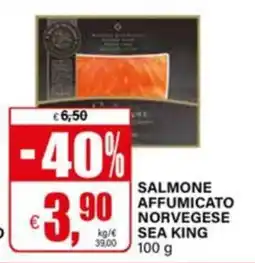 Il Gigante Salmone affumicato norvegese sea king offerta