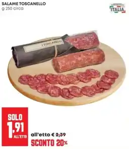 Panorama Salame Toscanello I Toscanelli offerta
