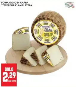 Panorama Formaggio di capra Testadura Amalattea offerta