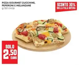 Panorama Pizza gourmet zucchine, peperoni e melanzane offerta