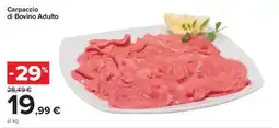 Carrefour Market Carpaccio di Bovino Adulto offerta