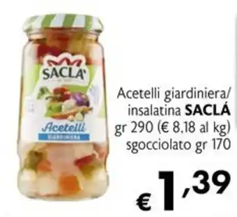 Acetelli giardiniera insalatina SACLÁ