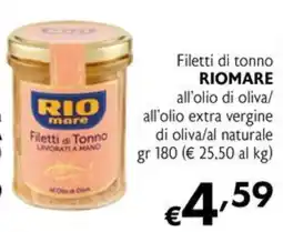 Maxi Supermercati Filetti di Tonno RIOMARE offerta