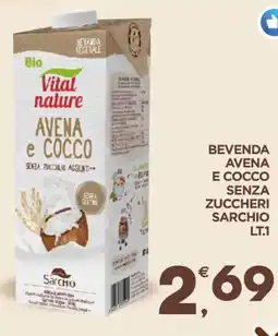 Eurospar Vital nature Avena e Cocco offerta