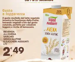 Eurospar Vital nature Avena senza glutine offerta