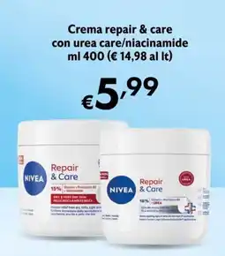 Maxi Supermercati Nivea Crema repair & care con urea care/niacinamide offerta