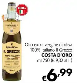 Maxi Supermercati Olio extra vergine di oliva Il Grezzo Costa d'Oro offerta
