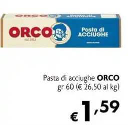 Maxi Supermercati Pasta di acciughe ORCO offerta