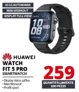 Comet Huawei Watch Fit 5 Pro Smartwatch offerta