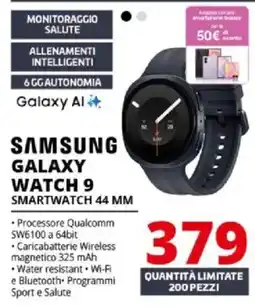 Comet Samsung Galaxy Watch 9 Smartwatch 44 mm offerta