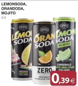 Docks Cash&Carry Cirio Lemon Soda, Oran Soda, Lemon Soda Mojito offerta