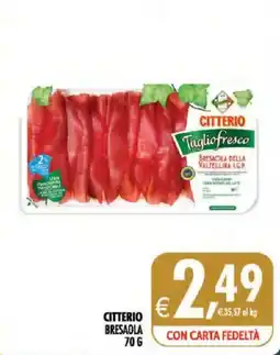 Deco Iperstore Citterio Bresaola offerta