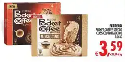 Deco Iperstore Ferrero Pocket Coffee espresso Mocaccino offerta