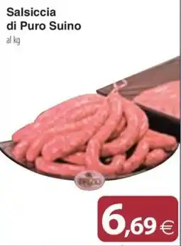 Docks Cash&Carry Salsiccia di Puro Suino offerta
