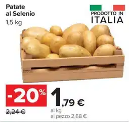 Carrefour Market Patate al Selenio offerta