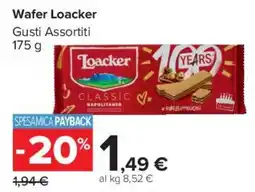 Carrefour Market Wafer Loacker Classic Napolitaner offerta