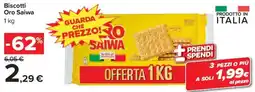 Carrefour Market Biscotti Oro Saiwa offerta