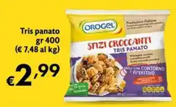 Maxi Supermercati Orogel sfizi croccanti tris panato offerta