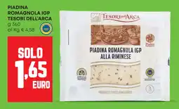 Panorama Piadina Romagnola IGP Tesori dell'Arca offerta