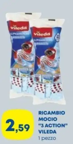 Panorama TiBi Ricambio mocio "3 action" Vileda offerta