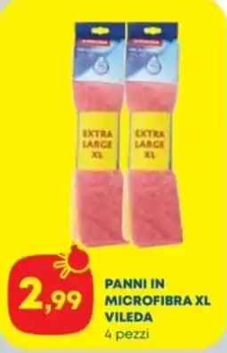 Panorama TiBi Panni in microfibra XL Vileda offerta