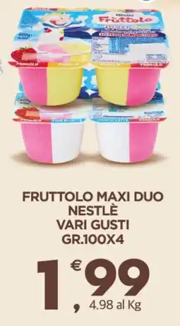 Eurospar Fruttolo Maxi Duo Nestlé offerta