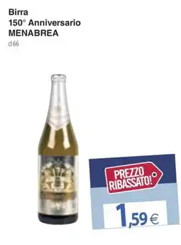 Docks Cash&Carry Birra 150° Anniversario Menabrea offerta