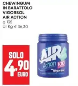 Panorama Chewingum in barattolo Vigorsol Air Action offerta
