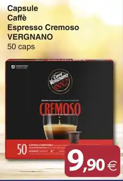 Docks Cash&Carry Caffè Espresso Cremoso Vergnano offerta