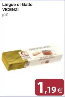 Docks Cash&Carry Lingue di Gatto Vicenzi offerta