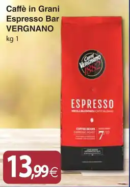 Docks Cash&Carry Caffè in Grani Espresso Bar Vergnano offerta