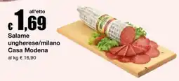 Sì con te Supermercati Salame ungherese/milano Casa Modena offerta