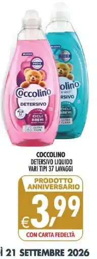 Deco Iperstore Coccolino Detersivo Liquido offerta