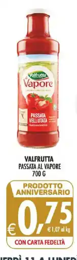 Deco Iperstore Valfrutta passata al vapore offerta