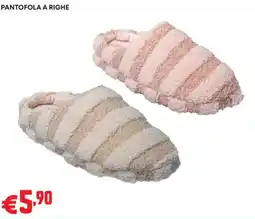 Pam Pantofole a righe offerta