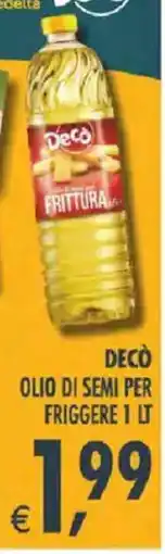 Deco Iperstore Decò olio di semi per friggere offerta