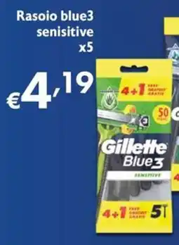 Maxi Supermercati Gillette Blue3 sensitive offerta