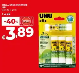 Bennet Colla stick Renature UHU offerta