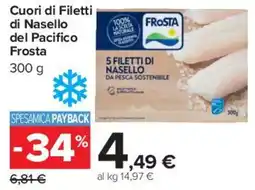 Carrefour Market Cuori di Filetti di Nasello del Pacifico Frost offerta