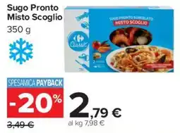 Carrefour Market Sugo Pronto Misto Scoglio Carrefour Classic offerta