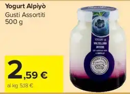 Carrefour Market Yogurt Alpiyò offerta
