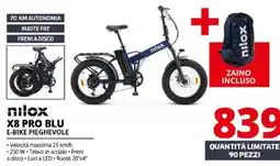 Comet nilox X8 PRO BLU E-BIKE PIEGHEVOLE offerta