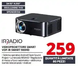 Comet Irradio Videoproiettore Smart VDP-IR Smart 900HD offerta