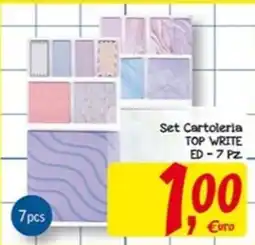 Conté Supermercati Set Cartoleria TOP WRITE offerta