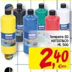 Conté Supermercati Tempere ED ARTIST&CO offerta