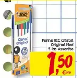 Conté Supermercati Penne BIC Cristal Original Med offerta
