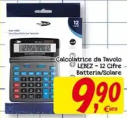 Conté Supermercati Calcolatrice da Tavolo Lebez offerta